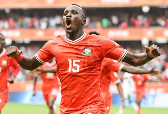 File Image of Harambee Stars player Ryan Ogam.